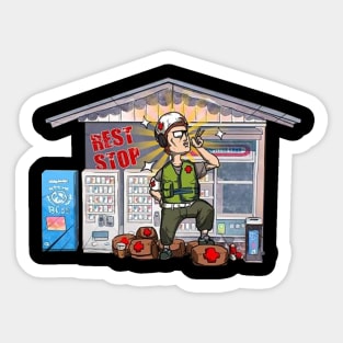 medkit man Sticker